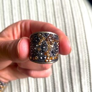 Leopard print Brighton ring